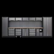 Sealey APMSSTACK01W Superline PRO® 4.9m Storage System - Wood Worktop