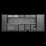 Sealey APMSSTACK15W Superline PRO® 4.9m Storage System - Pressed Wood Worktop