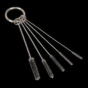 Sealey BSGC4 Mini Brush Spray Gun Cleaning Set 5pc image