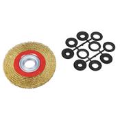 Sealey BG150/WW1 Wire Wheel 150 x 13mm 32mm Bore Narrow image