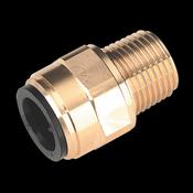 Sealey CAS15BSA Straight Adaptor 15mm x 1/2"BSPT Brass (John Guest Speedfit® - MM011504N) image
