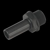 Sealey CAS15STA Stem Adaptor 15mm 1/2"BSP Pack of 2 (John Guest Speedfit® - PM051514E) image