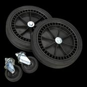Sealey COMPKIT5 Wheel Kit for Fixed Compressors - 2 Castors &amp; 2 Fixed image