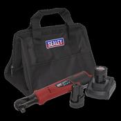 Sealey CP1209KIT Cordless Ratchet Wrench Kit 1/2"Sq Drive 12V Lithium-ion - 2 Batteries image