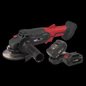 Sealey CP20VAGBKIT Cordless Angle Grinder Kit Ø115mm 20V - 2 Batteries image