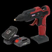 Sealey CP20VGGKIT Cordless Glue Gun Kit 20V - 2 Batteries image