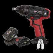Sealey CP20VIWKIT Impact Wrench 20V 1/2"Sq Drive 230Nm - 2 Batteries image