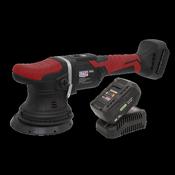 Sealey CP20VOPKIT Cordless Orbital Polisher Kit 20V Ø125mm image