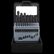 Sealey DBS19RF HSS Roll Forged Drill Bit Set 19pc 1-10mm image
