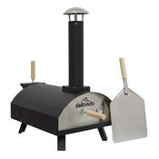 Dellonda Portable Wood-Fired 14 Pizza Oven and Smoking Oven image