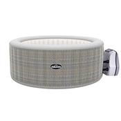 Dellonda 4-6 Person Inflatable Hot Tub Spa with Smart Pump - Rattan Effect image