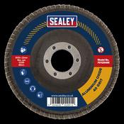 Sealey FD12540E Flap Disc Aluminium Oxide Ø125mm Ø22mm Bore 40Grit image