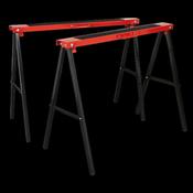 Sealey FDT2 Fold Down Trestles Pair 100kg Capacity per Trestle image