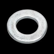 Sealey FWA1224 Flat Washer DIN 125 M12 x 24mm Form A Zinc Pack of 100 image