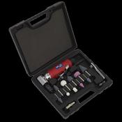 Sealey GSA675 Air Die Grinder 90° Angle Kit 15pc image