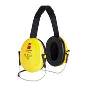 3M PELTOR Optime I Ear Defenders, 26 dB, Yellow, Neckband, H510B-403-GU image