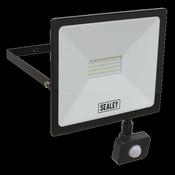 Sealey LED113PIR Extra Slim Floodlight with PIR Sensor 50W SMD LED image