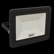 Sealey LED115 Extra-Slim Floodlight with Wall Bracket 100W SMD LED image
