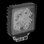 Sealey LED3S Square Work Light with Mounting Bracket 27W SMD LED image