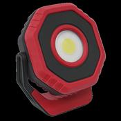 Sealey LED700PR Rechargeable Pocket Floodlight with Magnet 360° 7W COB LED - Red image