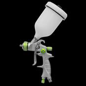 Sealey LVLP01 LVLP Gravity Feed Spray Gun 1.4mm Set-Up image