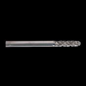 Sealey MCB002 Micro Carbide Burr Ball Nose Cylinder 3mm Pack of 3 image