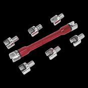 Sealey MS086 Spoke Wrench Set 9pc image
