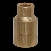 Sealey NS043 Socket 10mm 1/2"Sq Drive - Non-Sparking WallDrive® image