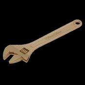Sealey NS067 Adjustable Wrench 250mm - Non-Sparking image