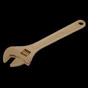 Sealey NS068 Adjustable Wrench 300mm - Non-Sparking image