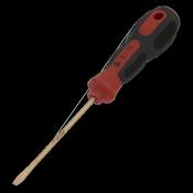 Sealey NS092 Screwdriver Slotted 3 x 75mm - Non-Sparking image