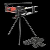 Sealey PBS90 Industrial Hydraulic Pipe Bender with Stand 9tonne image