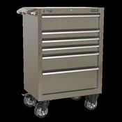 Sealey PTB67506SS Rollcab 6 Drawer 675mm Stainless Steel Heavy-Duty