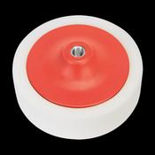 Sealey PTC/CH/M14-W 150 x 50mm Buffing &amp; Polishing Foam Head M14 x 2mm - White/Dense image