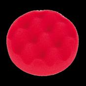 Sealey PTCCHW80R Hook-and-Loop Buffing &amp; Polishing Foam Head 80 x 25mm - Red/Ultra-Soft image
