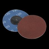 Sealey PTCQC75120 Quick-Change Sanding Disc Ø75mm 120Grit Pack of 10 image