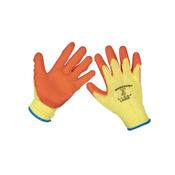 Sealey 9121L Super Grip Knitted Gloves Latex Palm (Large) - Pair image