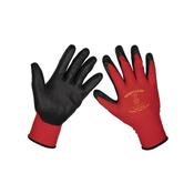 Sealey 9125L/12 Flexi Grip Nitrile Palm Gloves (Large) - Pack of 12 Pairs image