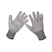 Sealey 9139XL Anti-Cut PU Gloves (Cut Level C - X-Large) - Pair image