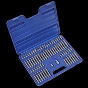 Sealey AK21974 TRX-Star/Security TRX-Star/Hex/Ribe/Spline Bit Set 74pc 3/8" &amp; 1/2"Sq Drive image