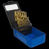 Sealey AK4725 HSS Fully Ground Drill Bit Set 25pc DIN 338 Metric image