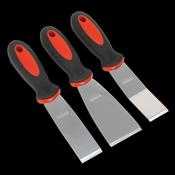 Sealey AK523 Rigid Blade Scraper Set 3pc image