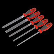 Sealey AK573 Engineerâ€™s File Set 5pc 200mm image