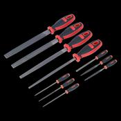 Sealey AK578 File Set 10pc Engineer's &amp; Needle image