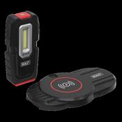 Sealey LEDWCBCOMBO1 Inspection Light 3W &amp; 1W COB LED &amp; Single Wireless Charging Base image