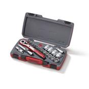 Teng T1221 Socket Set of 21 Metric 1/2in Drive image