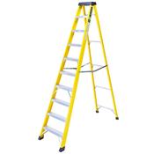 TB Davies 1235-010 10 Tread Heavy-Duty Fibreglass Swingback Step Ladder image