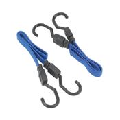 Sealey BCS15 Flat Bungee Cord Set 460mm 2pc image