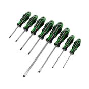 Sealey AK4322HV Screwdriver Set 8pc GripMAX® - Hi-Vis Green image