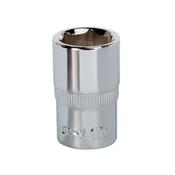 Sealey SP1217 WallDrive® Socket 17mm 1/2"Sq Drive Fully Polished image